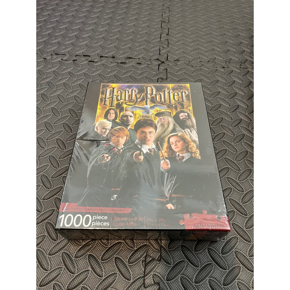 NEW Aquarius Harry Potter Jigsaw Puzzle 1000 Pieces Black Cast Group Photo - Picture 2 of 3